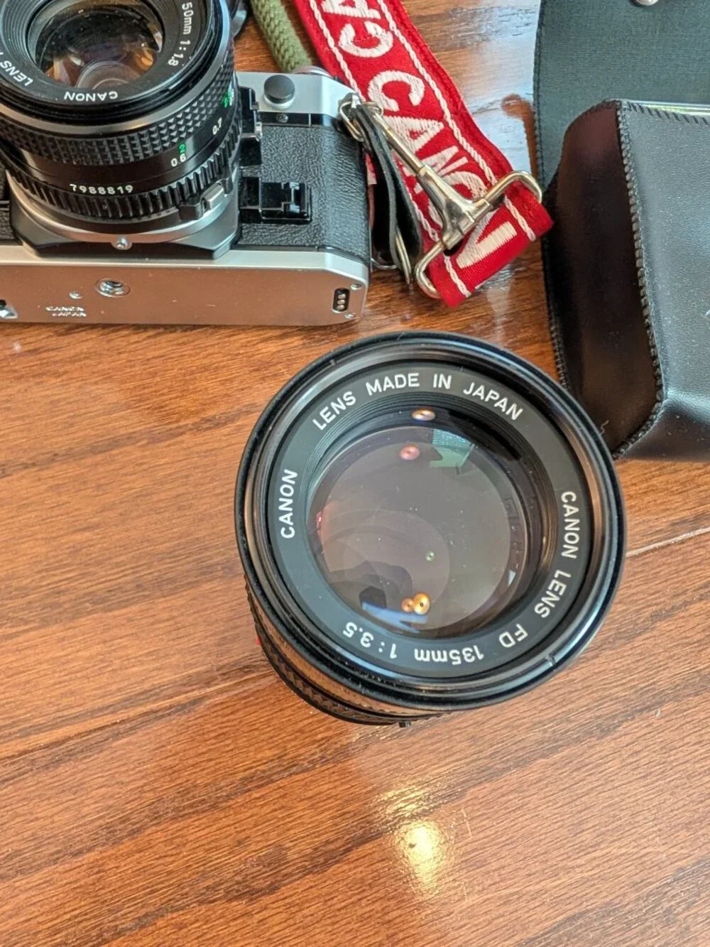 Canon AE-1 Program 35mm Film Camera Kit TESTED- Vintage SLR w/Lenses + Flash